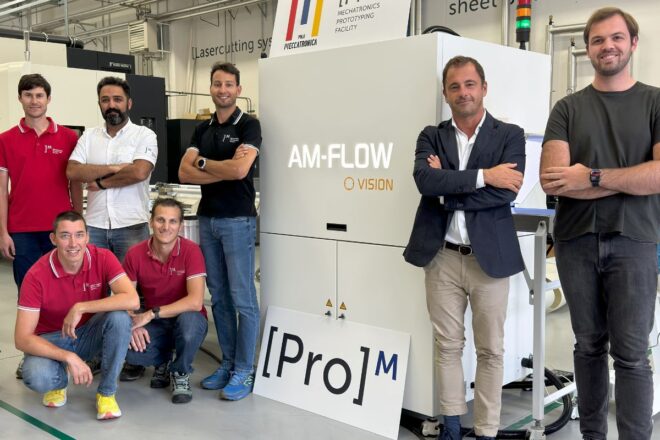 Le tecnologie di AM-Flow in azione nei laboratori di ProM Facility